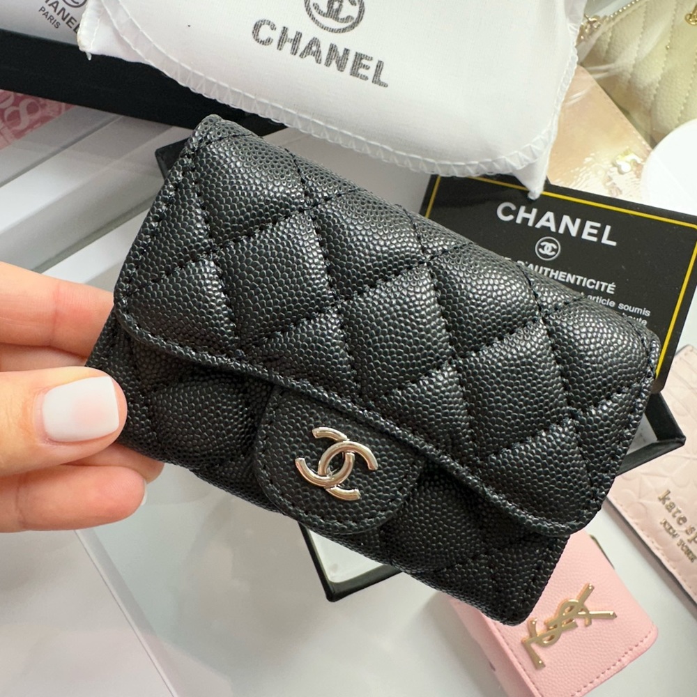 Black Flap Wallet